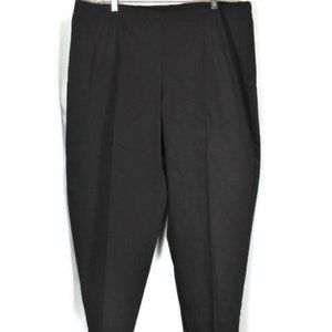 True Beauty by Emme Black Women's Dress Pants Side Zip Closure Size 18 034